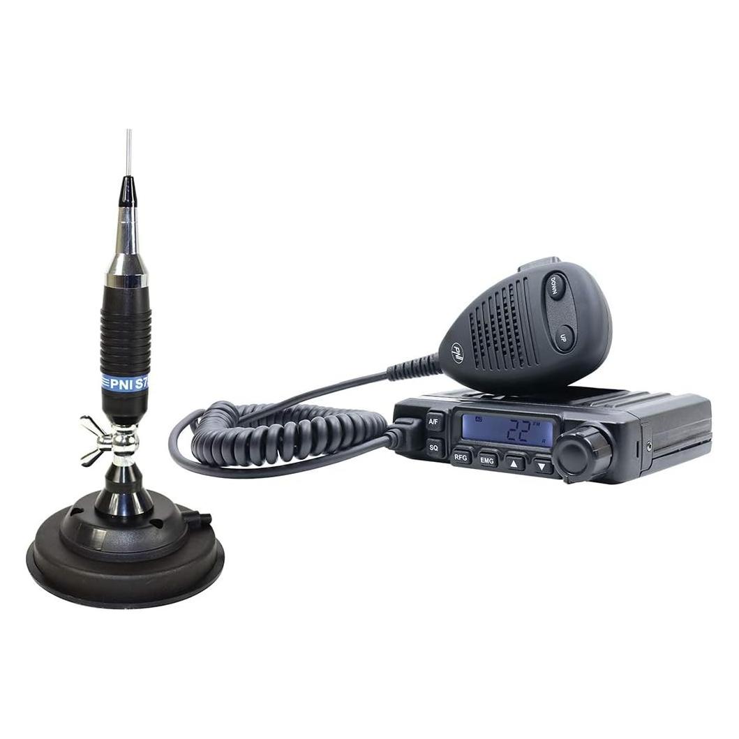 PNI CB Escort HP 6500 ASQ Funkpaket + S75 CB-Antenne (10 km) (43699546)