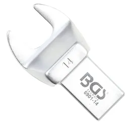 BGS 6901-14 Einsteck-Maulschlüssel 14mm für Aufnahme 14 x 18mm