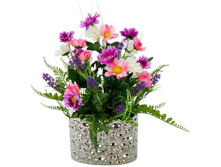 Kunstpflanze OTTO HOME, bunt (variiert), B:25cm H:32cm T:22cm, Keramik, Kunststoff, Polyester, Kunstpflanzen, Kunstpflanze