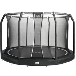 Salta Trampolin Premium Ground mit Sicherheitsnetz Ø 396 cm schwarz