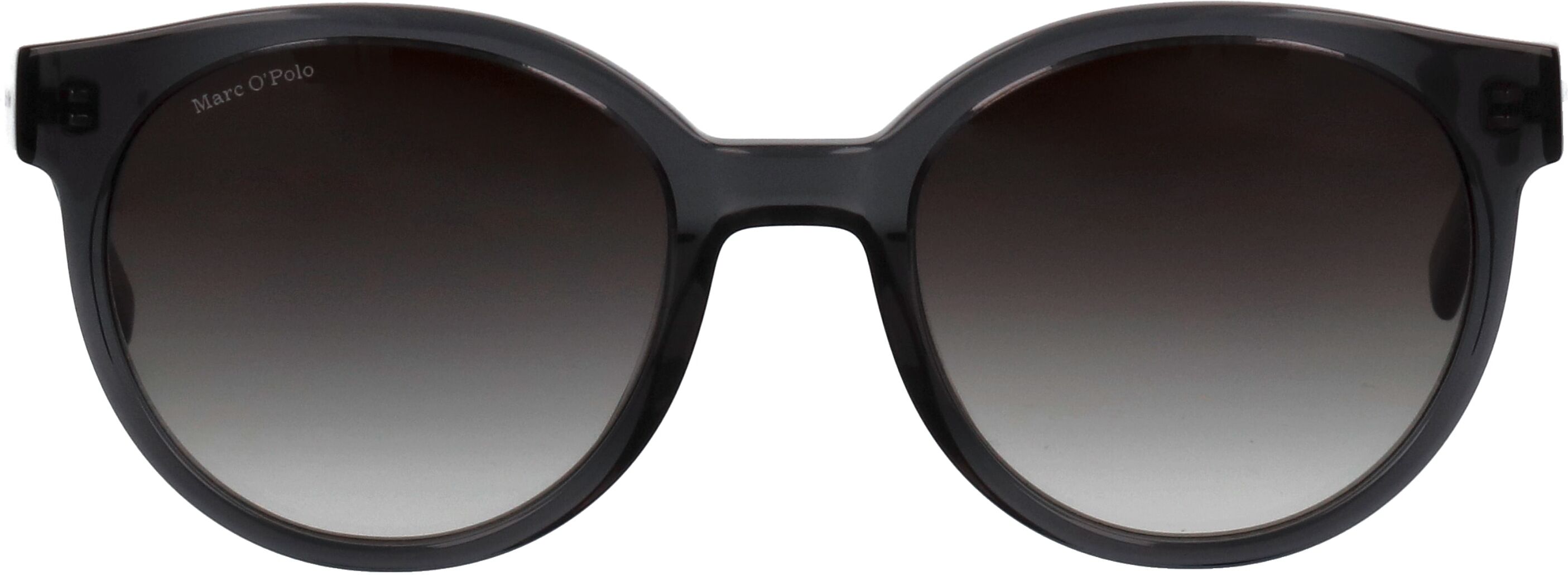 Marc O' Polo Sonnenbrille MARC O'POLO "Modell 506234", Herren, schwarz (grau, transparent), durchscheinend, leicht glänzend, Sonnenbrillen Sonnenbrille, Form Panto, Logoschriftzug auf Bügel, Kunststofffassung