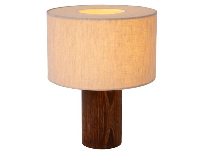 Lucide TACHINA – Tischlampe – 1xE27 – Naturmaterial