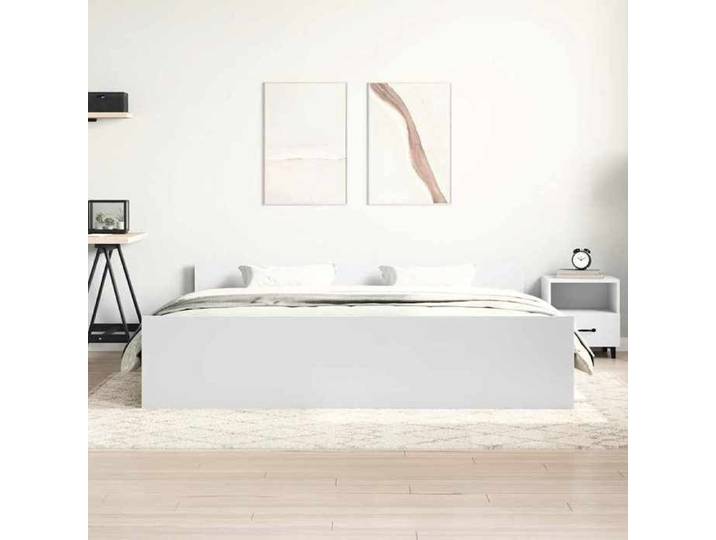 Elegant Cadre de lit - sans matelas - blanc 160 x 200 cm - Blanc 43.04 kg - 4253278