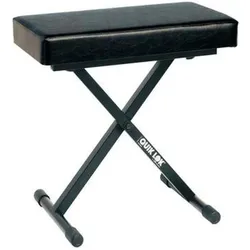 Quik Lok BX-718 deluxe keyboardbankje, Tasteninstrument Zubehör, Schwarz