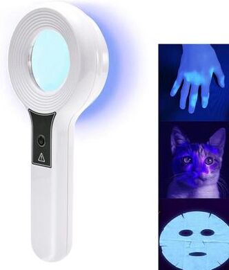 Inspired Finds Professional Dermatoscope Skin Medical Magnifier With Wood's Lamp UVA Light For Vitiligo And Skin Analysis Professional Dermatoscope Skin Medical Magnifier With Wood's Lamp UVA Light For Vitiligo And Skin Analysis