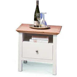 Nachtkonsole LIVIN BASEL (BHT 50x50x48 cm) - weiß - BHT 50x50x48 cm