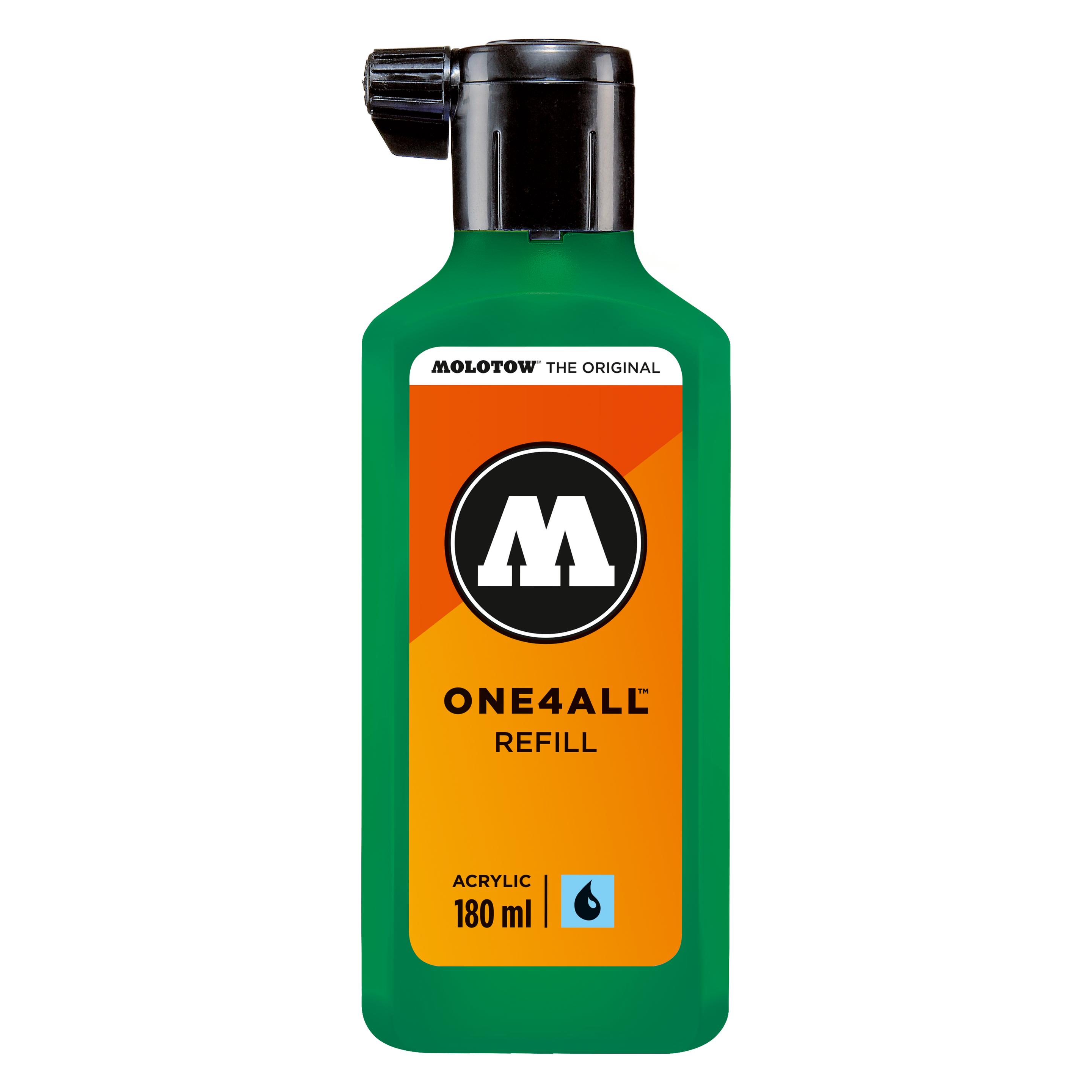 Molotow Nachfülltinte One4All für Permanentmarker 180ml türkis (Türkis, 180 ml) (MO692235)