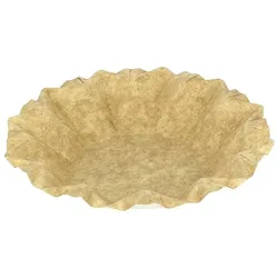 Greenuso MONOUSO - Pappteller Tiefe "Flower" Kraft Ø16cm 245g/m2 (800 Stück)