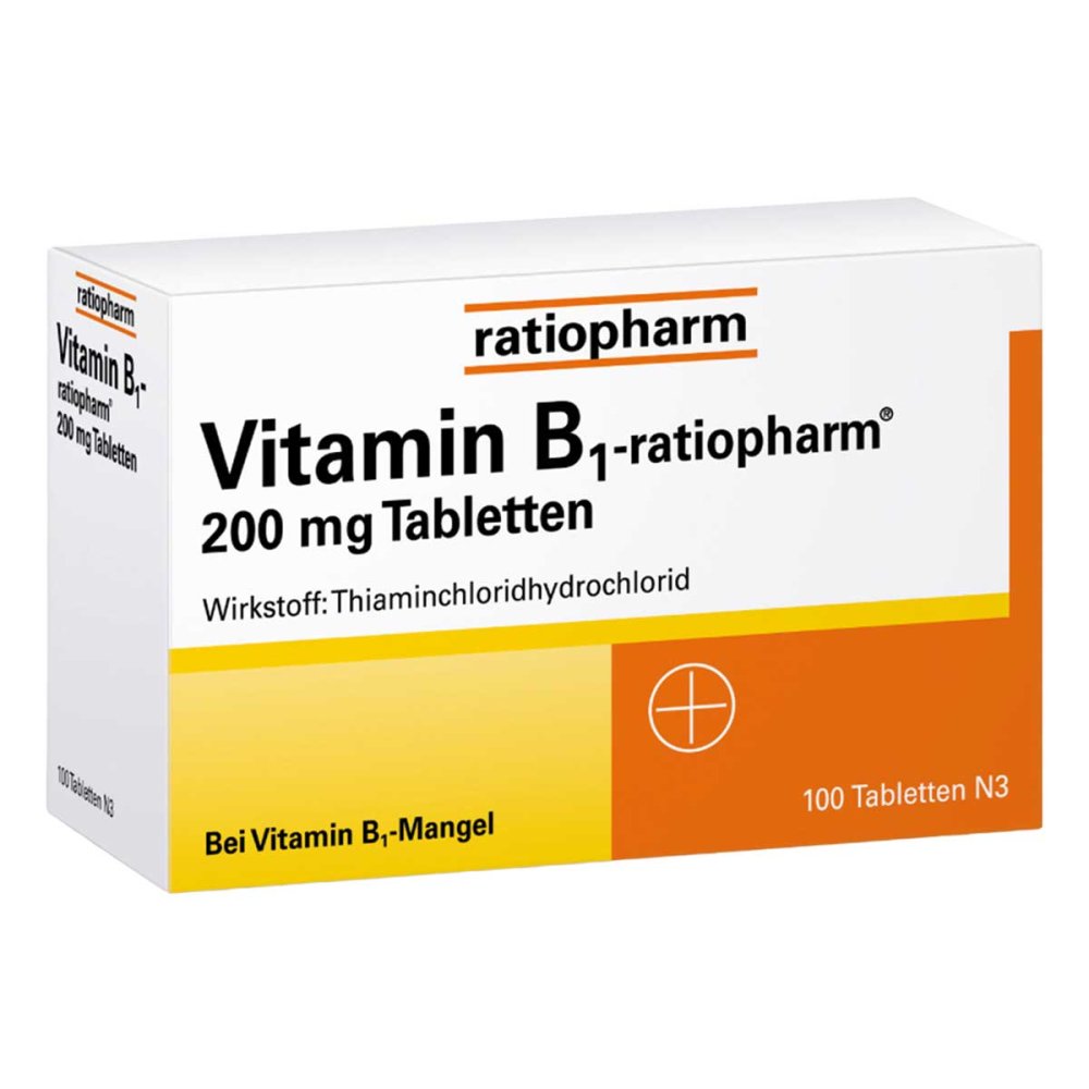 ratiopharm GmbH Vitamin B1 ratiopharm 200 mg Tabletten 01586054