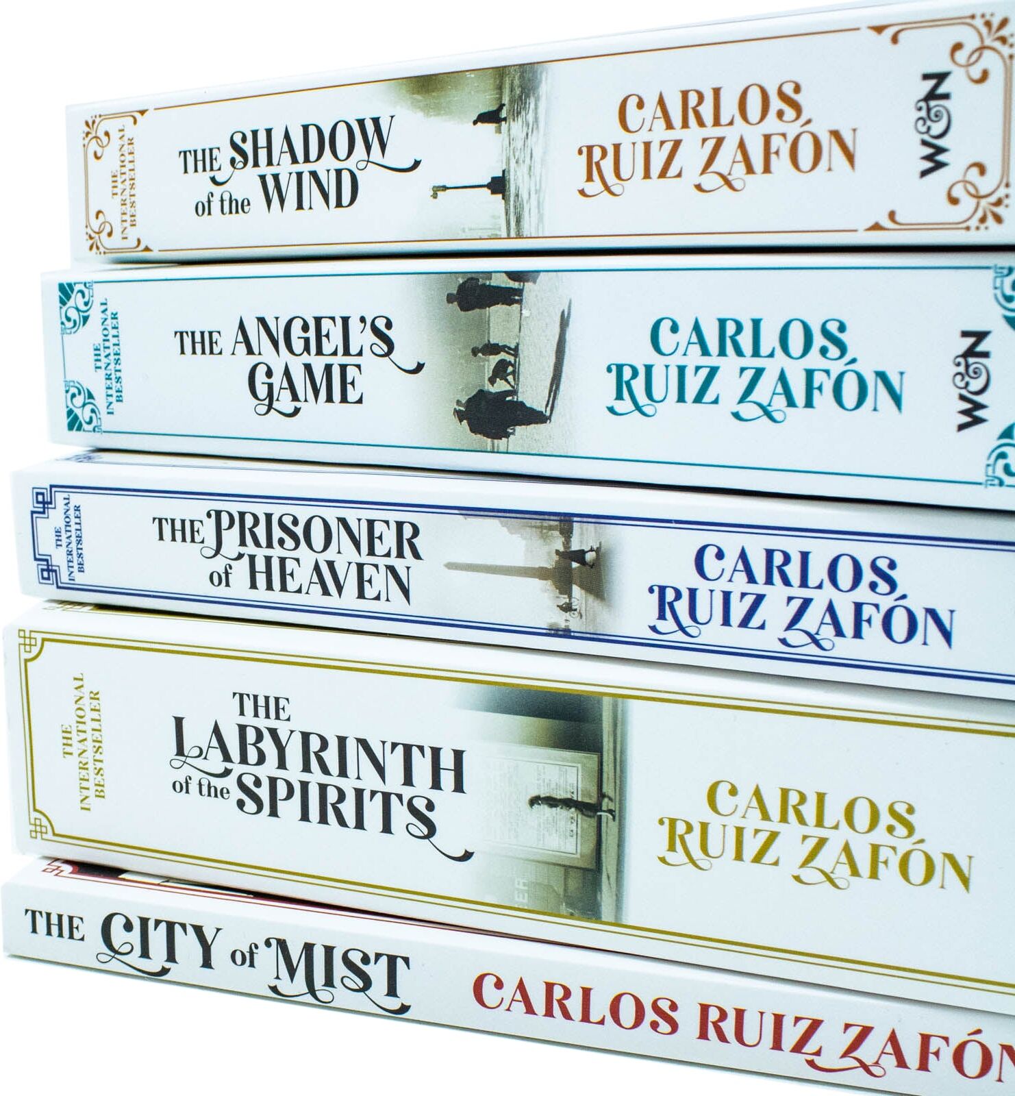 W&N The Cemetery of Forgotten Books 5 Books Collection Set by Carlos Ruiz Zafón - Adult Fiction Paperback - Shadow of the Wind, Angel's Game & More
