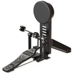 NUX Bassdrum Kick-Pedal mit E-Drum Kick-Pad, Schlagzeug Zubehör, Schwarz