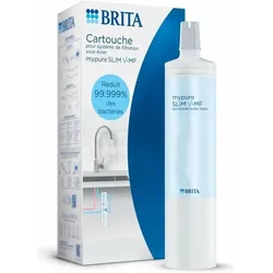 Brita Wasserfilter SLIM V-MF, Wasserfilter, Weiss, Schwarz