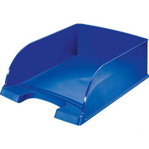 Leitz Briefablage 5233-00-35, Plus Jumbo, A4, blau, stapelbar, Kunststoff