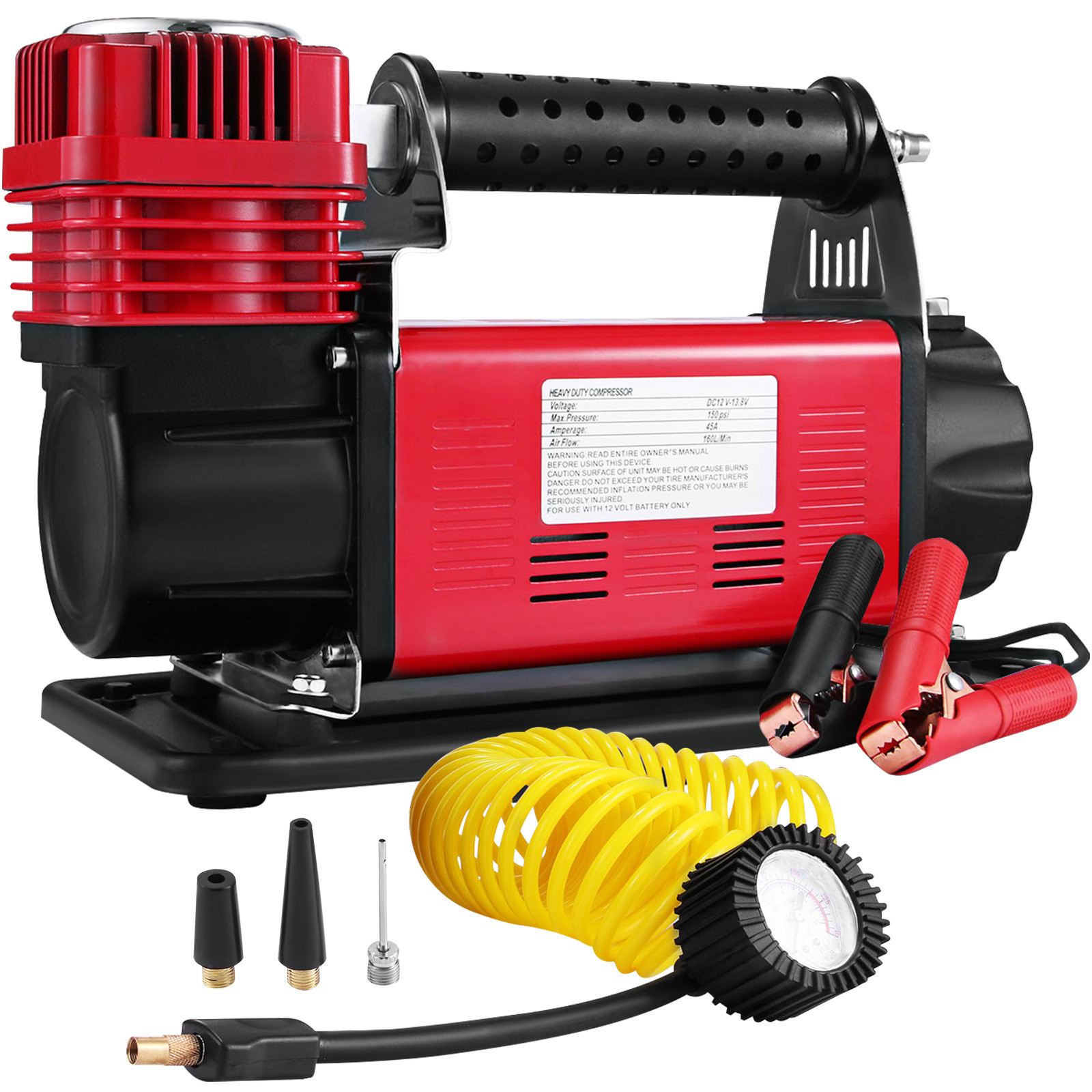 VEVOR 12V hoogdruk luchtpomp, 150 PSI luchtcompressor, 540W, watergekoeld