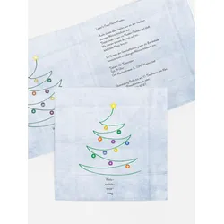 Weihnachtseinladung geschäftlich selbst gestalten mit Spruch und Fotos im Onlinedesigner bei Meine-Kartenmanufaktur.de