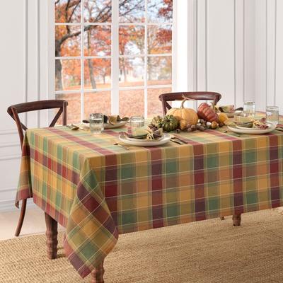 Threadmade Autumn Acres Plaid Tablecloth