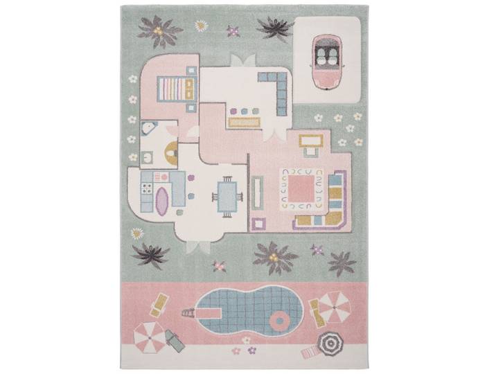 KINDER TEPPICH MAUI KIDS PINK HOUSE