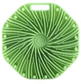 Uplifted Finds Silicone Body Scrubber For Exfoliating And Gentle Shower Cleansing green
