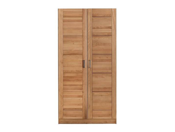 moebel-store24 Kleiderschrank Pia 2 (Kernbuche) zeitloses Design