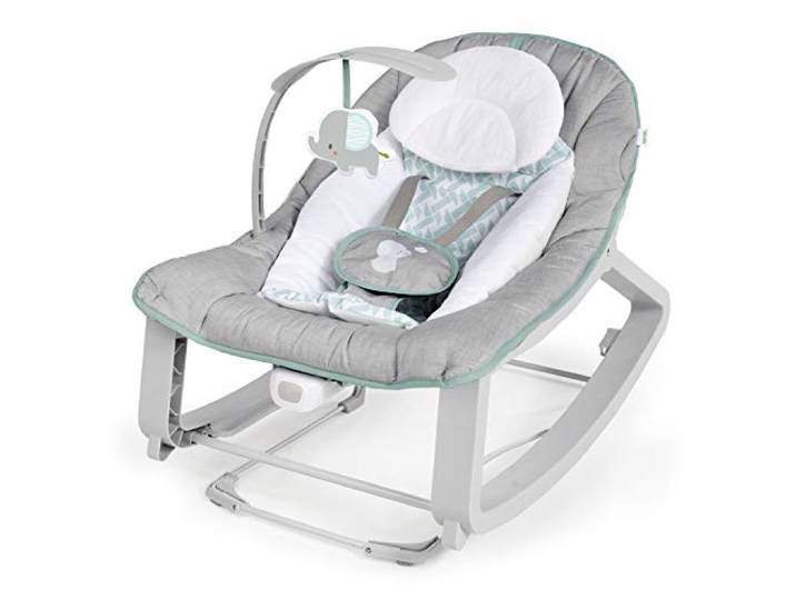 Ingenuity, Keep Cozy 3 in 1 Grow with me Wippe Weaver mit Vibrationen, 2 Liegepositionen und 3 Wippfunktionen, mehrfarbig