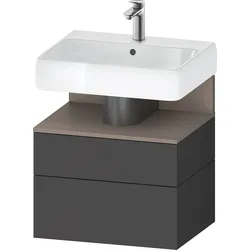 Duravit Waschtischunterschrank wandhängend „Qatego“ 59 × 59 × 47 cm, ohne Beleuchtung