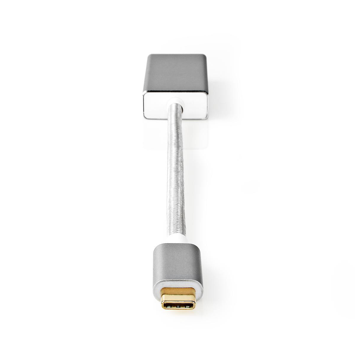 Nedis CCTB64450AL02 USB-C naar DisplayPort kabel, 0,2 m