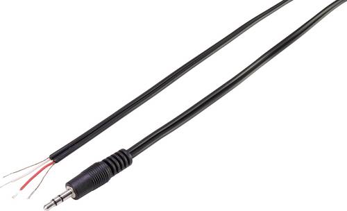 TRU COMPONENTS 93038c442 Klinken-Steckverbinder 3.5mm Klinkenstecker 3.5mm - offene Kabelenden Stereo 1St.