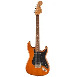 Squier Classic Vibe 70s Stratocaster LRL (E-Gitarre, Ahorn, Knochen, Lorbeer, Nato), Gitarre, Braun