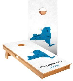 Skip's Garage Empire State Cornhole Boards