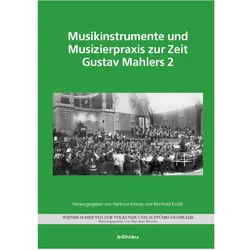 Musikinstrumente und Musizierpraxis zur Zeit Gustav Mahlers 2, Fachbücher von Hartmut Kubik Krones, Hartmut Krones Reinhold Kubik