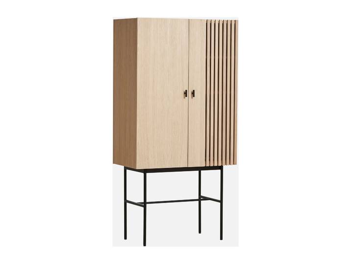Woud Array kastje, 80 cm Witgepigmenteerd eikenhout