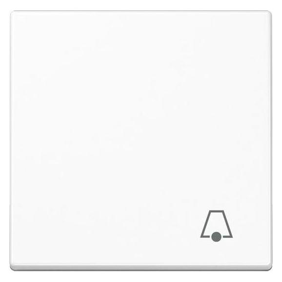 JUNG Wippe Symbol Klingel alpinweiss A 590 BF K WW (A590BFKWW)