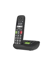 Gigaset Analoges/DECT-Telefon Kabelloses Mobilteil Freisprecheinrichtung 150 Eintragungen Anrufer-Identifikation Schwarz Das Großtastentelefon mit Anrufbeantworter Einfach ergonomisch telefonieren (S30852-H2921-B101)