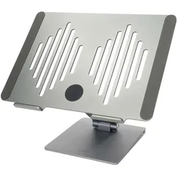 Nedis Notebook-Ständer Stromversorgung über USB 17 " Faltbar, Notebook Ständer, Silber