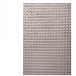Carpetsale24 Teppich 140x200 cm Beige, Flauschiger Teppich in Felloptik mit Bubble-Design, Super Weich, Plüschig, Ideal für Wohnzimmer