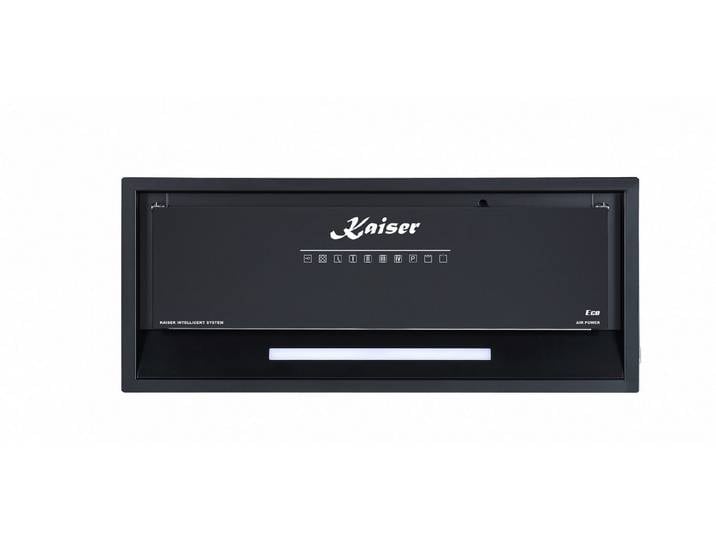 Kaiser Küchengeräte Lüfterbaustein EA 548 Einbau Dunstabzugshaube 52 cm 750 m³/h Schwarz Glas Einbau Dunstabzugshaube 52cm Schwarz Glas 750 m³/h LED Beleuchtung