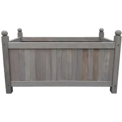 HTI-Living, Blumentopf, Blumenkasten Grau Heidi (30 x 70 x 40 cm)