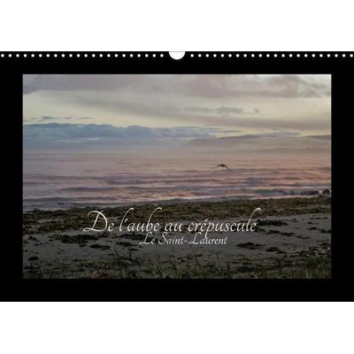 Vallée, A: L'aube au crépuscule le fleuve Saint-Laurent (Ca