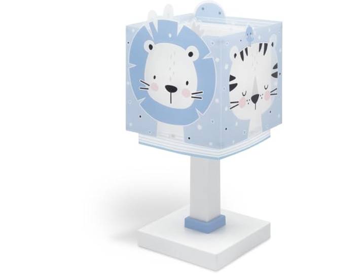 Dalber Kinder Tischlampe Baby Jungle Blau Dschungeltiere 63111NT G4 LED