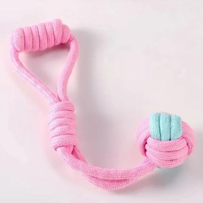 Uplift Essentials Heavy Duty Cotton Rope Ball Bite Resistant Interactive Chew Toy For Dental Health Heavy Duty Cotton Rope Ball Bite Resistant Interactive Chew Toy For Dental Health