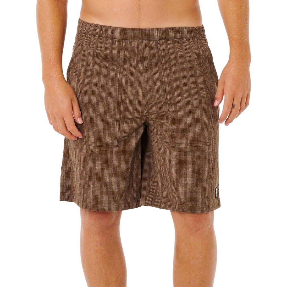 RipCurl Premium Surf Check Volley coffee (0005) S 049MWS-0005-S