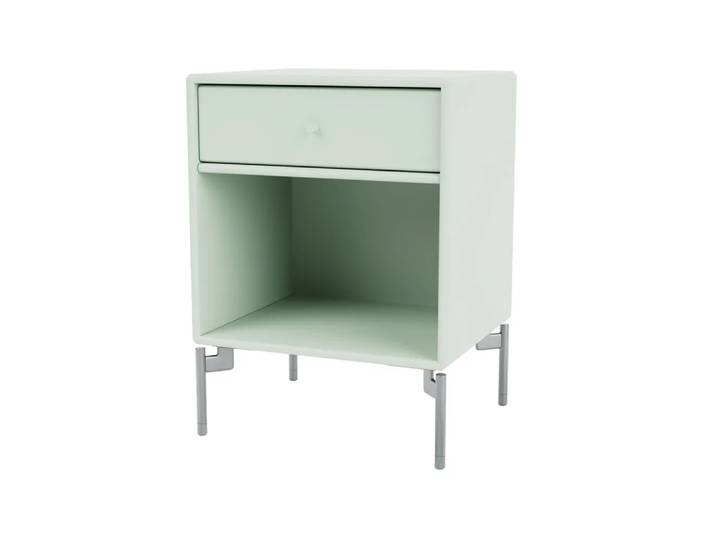 Montana Dream Nachttisch Mist 161, Chrombeine