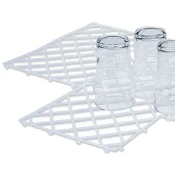 Bar Professional Barmat 30 x 20 cm Kunststoff Transparent 10 Stück