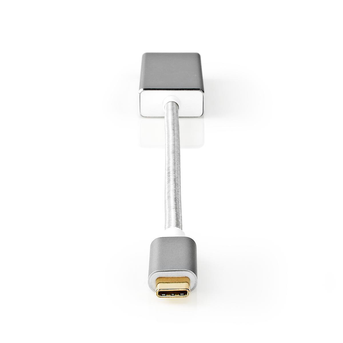 Nedis CCTB64550AL02 USB-C naar Mini DisplayPort kabel, 0,2 m
