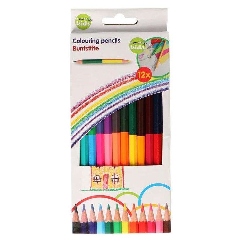 Topwrite Kids Double Color Pencil, 12dlg. (24x) (E8711252319476)