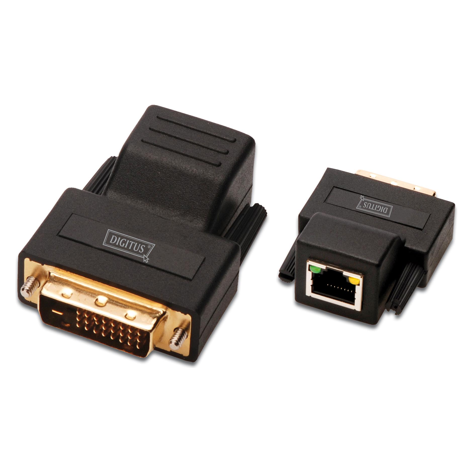 Digitus DVI Extender ueber Cat5 50m 1920x1200 (DS-54101)