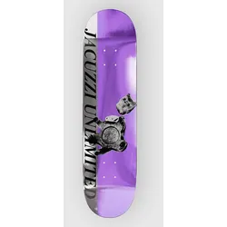 Jacuzzi Unlimited New Pro Broken Cat 8.5" Skateboard Deck purple / silver Gr. Uni