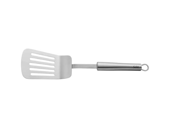 Silit Classic Line Pfannenwender Edelstahl 34 cm, Edelstahl poliert, Grillspachtel, Lasagneheber, spülmaschinengeeignet