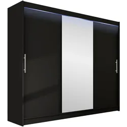 KLEIDERSCHRANK Aston I, mit RGB LED Beleuchtung