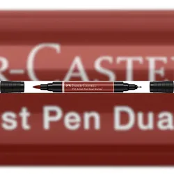 Faber Castell Tuschestift PAP Dual Marker indischrot